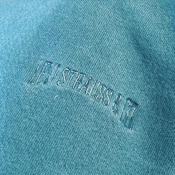 Vtg Teal Levi Strauss & Co crewneck - Picture 2 of 3